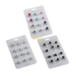 E0be Pack 12 fausses perles embellies Écharpe Fattage Pin sécurité pour châle hijab musulmans femmes broches décoratives