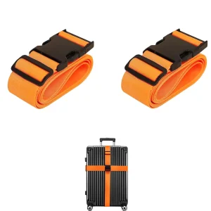 Sangle de bagage pour valises, 1 pièce, ceinture d’emballage approuvée par TSA, ceintures de voyage facilement identifiées, accessoires de sac