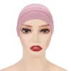 26 couleurs intérieur hijab casquette musulman turban islam sous écharpe femmes doux jersey stretch hijabs tube casquettes turbante mujer