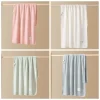 serviette respirante pour bébé, absorption d'eau rapide, couleur unie, gant de toilette doux en fiber de polyester, pour voyage
