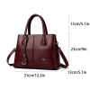 sacs à main en cuir pu pour femmes, grand sac fourre tout pour dames, sacs à bandoulière carrés initiés, sac à main à la mode