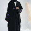 papillon broderie abayas pour femmes robe hijab musulmane caftan marocain femme jalabiya kebaya robe dubaï turquie caftan kimono