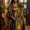 robe de bal de fête, robe traditionnelle imprimée africaine, robe de cérémonie traditionnelle élégante