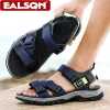 sandales plates été hommes respirant vacances chaussures de plage bout ouvert en plein air décontracté voyage randonnée sandales