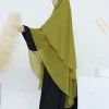 maxi tiens imar abaya pour femmes, robe hijab musulmane, ramadan, eid, dubaï, niqab en mousseline de soie, islam