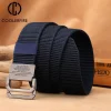 hommes ceinture mode luxe concepteur jean ceinture pour hommes militaire sport sangle en nylon sangle tissu tactique armée toile ceinture décontractée