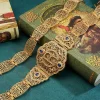 ceintures r classiques pour femmes, robe algérienne, bijoux de mariage, chaîne de mariée arabe, boucle de ceinture de mariée marocaine, demoiselle d'honneur