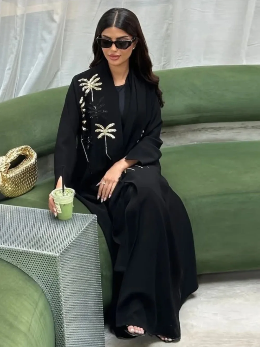 eid abaya femmes robe musulmane broderie fête jalabiya ramadan long cardigan abayas robes largos robe arabe maroc caftan