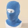 homme écharpe col chapeau protection des oreilles skullies cagoule masque tricoté chapeaux femmes casquette d'hiver hommes bonnets chapeau couverture complète du visage