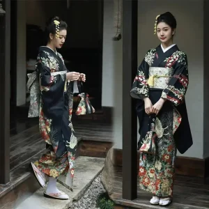 Vêtements de photographie à la mode, robe de soirée, Kimono japonais, Cosplay Yukata, vêtements pour femmes, Style ethnique traditionnel, Streetwear sur scène