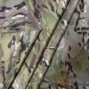 Tissu camouflage MC à carreaux en Polyester/Nylon 210T, taffetas Ultra-fin, résistant à l&rsquo;usure, imperméable, auvent en PU, tissu parapluie en Nylon