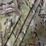 Tissu camouflage MC à carreaux en Polyester/Nylon 210T, taffetas Ultra-fin, résistant à l&rsquo;usure, imperméable, auvent en PU, tissu parapluie en Nylon