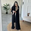 dubaï abaya femmes robe maxi musulmane eid djellaba turquie caftan ramadan islam vêtements caftan marocain femme robe kimono jalabiya