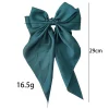 pinces à cheveux en satin pour filles, 6styles, longues et grandes nœuds flottants, pince à cheveux arrière, rouge internet avec le même tempérament, accessoires pour cheveux élégants