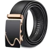 ceinture pour hommes peut être coupée boucle automatique ceinture en cuir mode classique polyvalent tendance pantalon ceinture