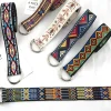 Ceinture tressée en Nylon pour hommes et femmes, Style ethnique, multi-décontracté, Double anneau, boucle, tissage, sangle en toile