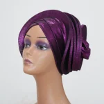 Bonnet pour femmes, Turban, bourgeon plié, foulard exquis, décontracté, confortable, mode, polyvalent, chaud, chapeau croisé