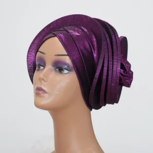 Bonnet pour femmes, Turban, bourgeon plié, foulard exquis, décontracté, confortable, mode, polyvalent, chaud, chapeau croisé