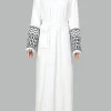 robe chador brodée abaya pour femmes, vêtements musulmans, bord amovible, couvrant tout le corps, robe de prière du ramadan, islam traditionnel