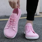 Chaussures plates larges pieds nus pour femmes, baskets d&rsquo;extérieur pour femmes, chaussures minimalistes à bout large, semelles souples, chaussures de marche pour hommes