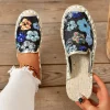 femmes appartements pantoufles décontractées chaussures à plate forme de créateur 2025 automne nouvelles chaussures pour femmes mode tissage chaussures pantoufles respirantes