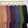 abaya robe de soirée pour femmes musulmanes, caftan islamique, modeste, fermeture éclair sur le devant, dubaï, eid, maxi