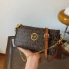 Sac de luxe populaire pour femmes, nouvelle tendance, polyvalent, sacoche à bandoulière avec chaîne imprimée, petit sac carré pour femmes, hiver