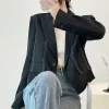 blazer de style coréen pour femme, vêtement de luxe, chic et Élégant, à manches sulf, pour jeune