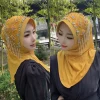 2025 chapeau femmes arabes ramanda hijab châles musulmans