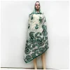 100% coton tissu rayonne fil de coton écharpe brodée dubaï excellent style femmes africaines hijab musulman écharpe de haute qualité