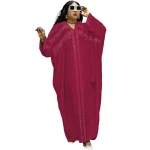 Abayas de Luxe en Mousseline de Soie pour Femme, Boubou, Mode Musulmane, Caftan Marocain, Robes de Soirée de Mariage, Vêtements Africains, Dubaï, 2025