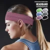 1pc sport bandeaux pour hommes femmes anti dérapant évacuant l'humidité entraînement bandeau fitness course cyclisme football yoga bandeau