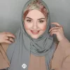 hijab femme musulman ramadan abaya femme islam foulard musulmane pour femme bonnet soie de medine abaya – foulard hijab de luxe en mousseline de soie pour femme musulmane, maillot, écharpe, bonnet, turban