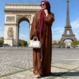 Abayas femmes Robe islamique maroc caftan robes Largos saoudien arabe longue Robe Eid robes de soirée musulmanes Ramadan dubaï Jalabiya