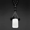 pendentif de voiture en strass musulman religieux islamique pour femmes et hommes, en acier inoxydable, couleur or, médaille du coran arabe, perles de verre, bijoux