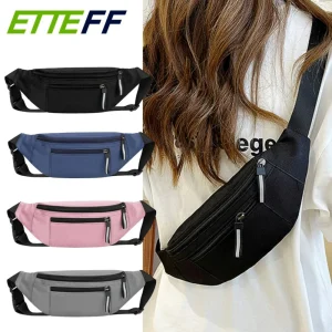 Fanny Pack en vrac pour femmes et hommes avec sangle réglable, sacs de taille imperméables pour voyage, randonnée, cyclisme, course à pied, Sports de plein air