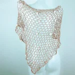 Châle orné de paillettes, coquille de paillettes, châle de plage orné, élégant, en résille, Cover-Up pour Bikini, vêtements de plage d&rsquo;été