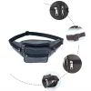 mode hommes en cuir fanny sac pour pochette de téléphone mâle en cuir sacs de messager marque fanny pack mâle voyage taille sac