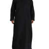 robe longue brodée pour homme musulman, vêtement islamique, eid, jubba thobe, ramadan, kaftan, kimono, arabie saoudite, abaya, dubaï, turquie