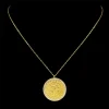 exquis musulman allah arabe islam pendentif collier pour femmes hommes or document en acier inoxydable raq colliers bijoux collarzzz998 3