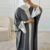 eid musulman ouvert abaya femmes modeste cardigan robe ramadan robes maroc dubaï saoudien abayas caftan jalabiya robes longues 2026