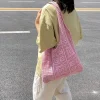 sac en laine au crochet, sac tricoté à la main, sac à bandoulière pour femmes
