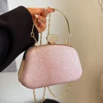 Sac de soirée argent pochette de mariage sac à main mode chaîne sac de luxe dames sac à bandoulière pour événement fête Occasion spéciale