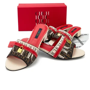 Sandales Talon Coin 2025 Rouge Marron Beige Été Style Rétro Bicolore Lanières Croisées pour Femme Vacances Trajet Travail Semelle Vague Sandales Talon Coin 2025 Rouge Marron Beige Été Style Rétro Bicolore Lanières Croisées pour Femme Vacances Trajet Travail Semelle Vague