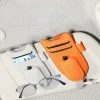 porte lunettes de soleil magnétique pour voiture, clip pour lunettes pare soleil, cintre pour lunettes en pu, clip pour carte de billet portable, accessoires automobiles