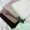 ramadan musulman en mousseline de soie hijabs pour femme couleur unie foulard long châle écharpe mince respirant crème solaire tête enveloppement hijabs écharpe