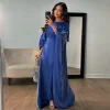 20 couleurs été papillon chauve souris satin brillant abaya dubaï luxe islam musulman maxi caftan robe kebaya abayaswomen robes