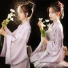 kimono traditionnel japonais pour femmes, robe chemisier cosplay, vêtements de photographie, robe de soirée, mode estivale