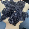patch d'applique de grandes perles à paillettes, accessoires de vêtement décoratifs perlés avec jupe, patch de corsage
