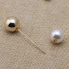 broches à double perle en fibre de phosphore pour femmes, épingle à robe pull, épingles de sûreté, bijoux de cheminée, 1 pc